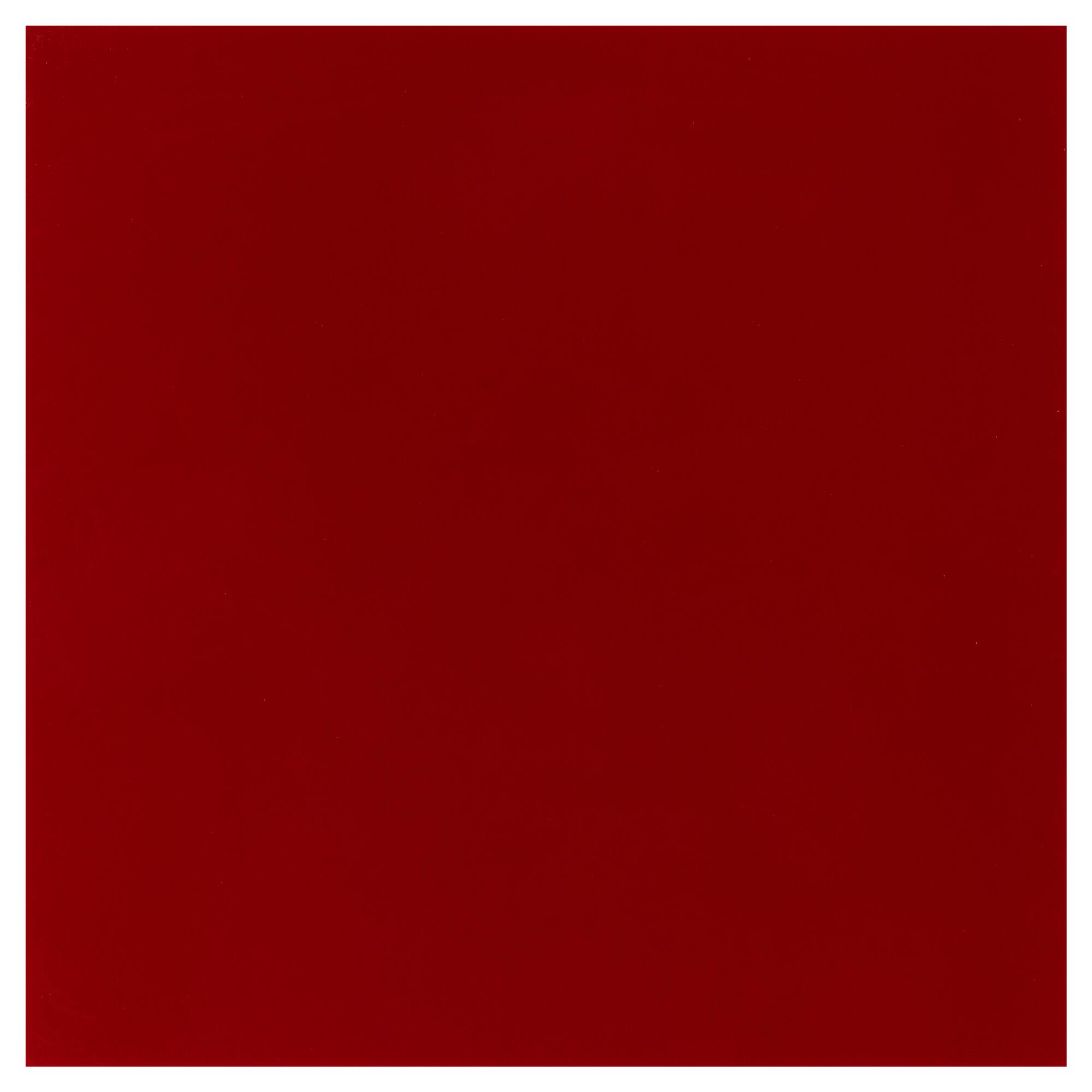 12" x 12" Red Opal Smooth Fusible Glass